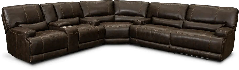 Omega 3-Piece Curved Power Reclining Sectional-1