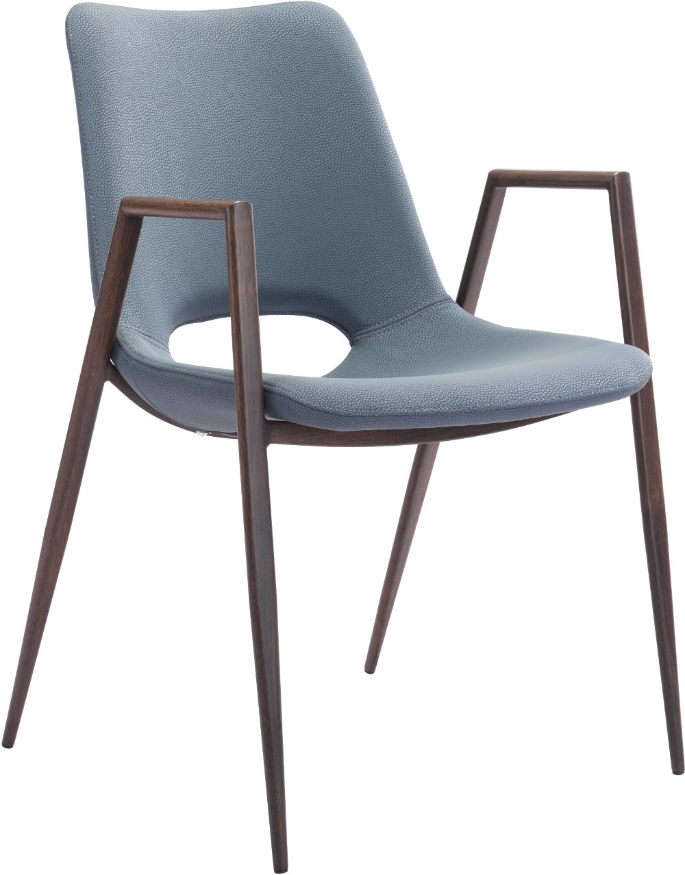 Photos - Chair ZUO Modern Desi Gray Dining , Set of 2 101695 