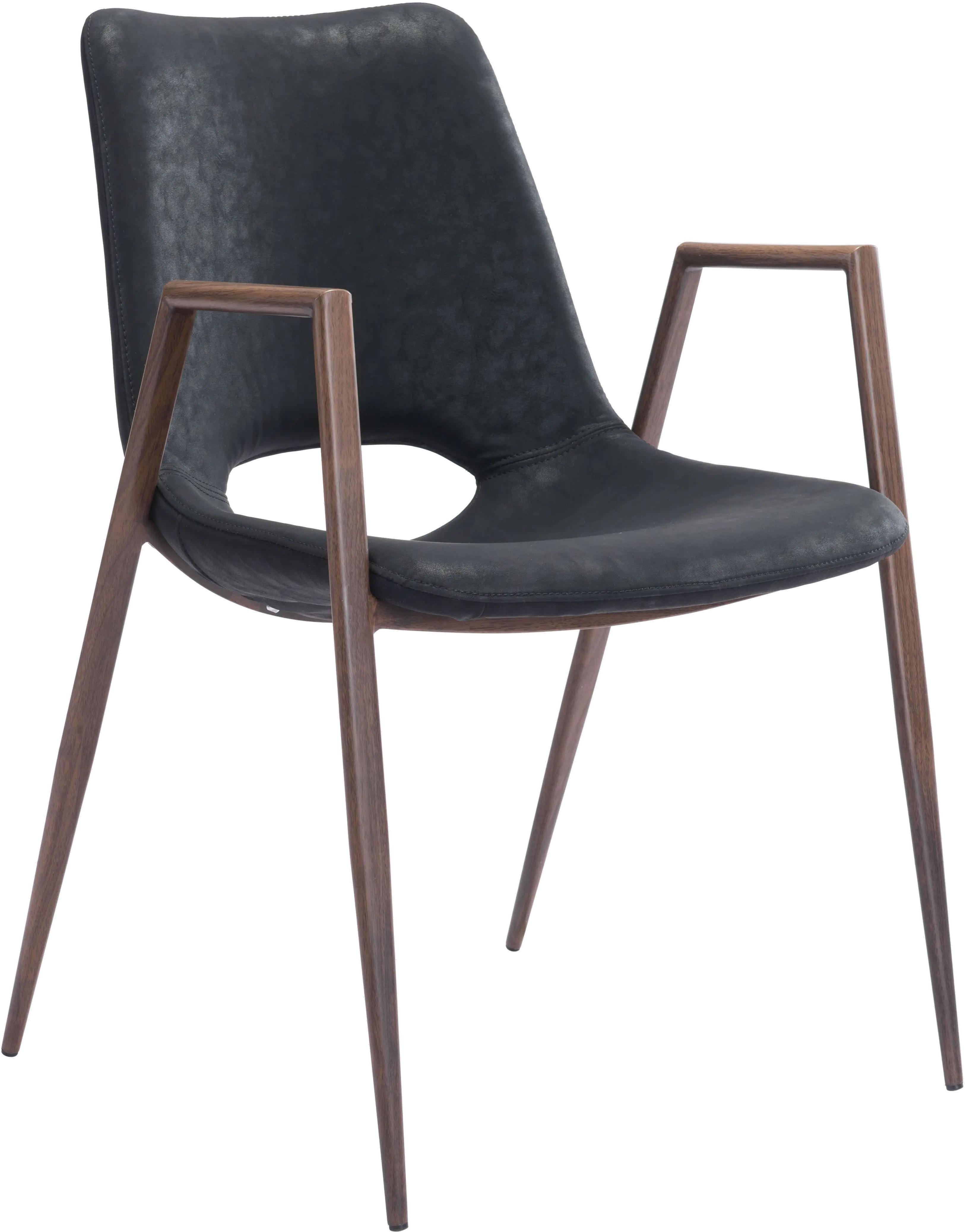 101694 Desi Black Dining Chair, Set of 2 sku 101694