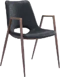 Retro Black Dining Room Chair (Set of 2) - Desi