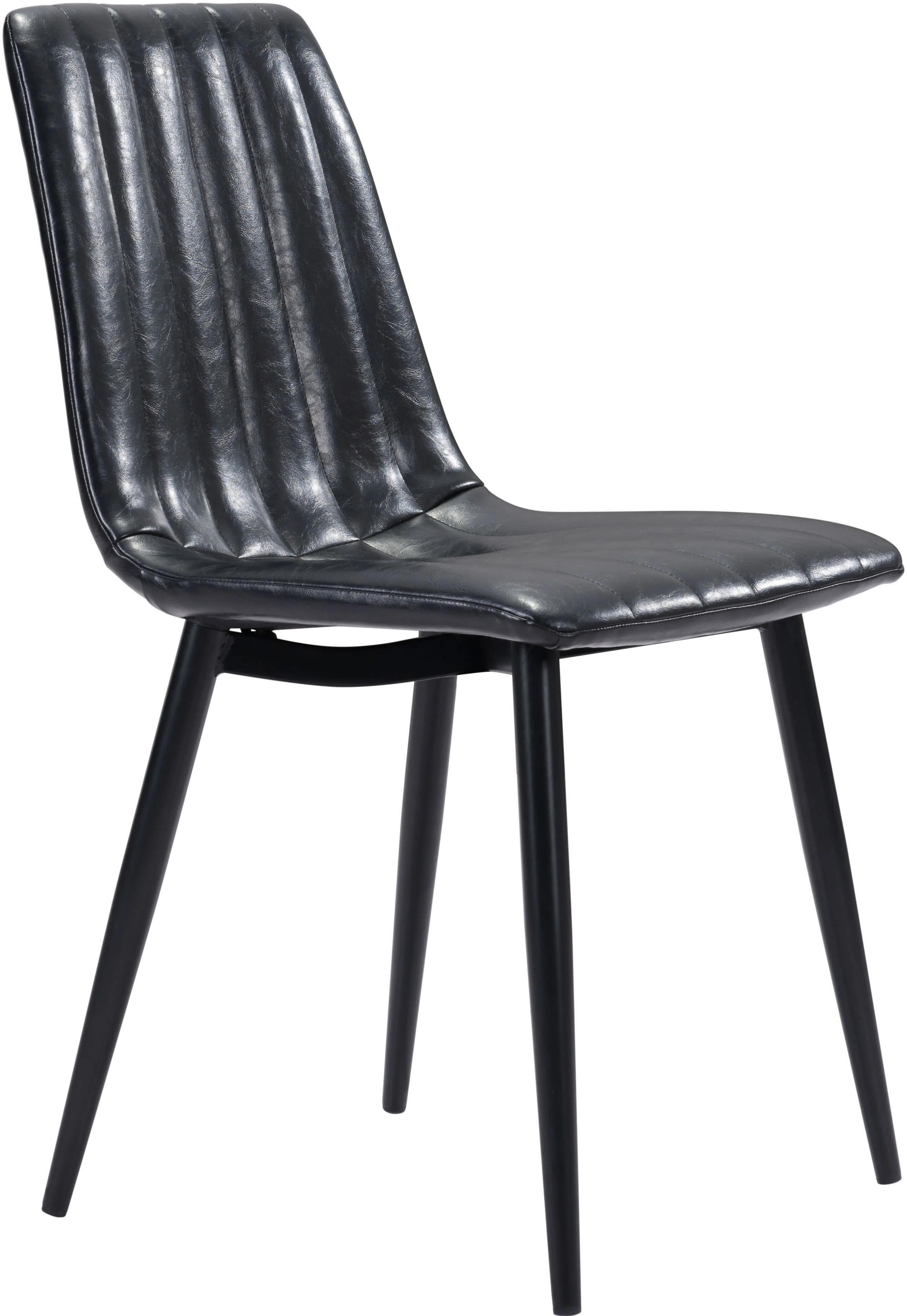 Photos - Chair Zuo Modern Black Dining Room   - Dolce 101552(Set of 2)