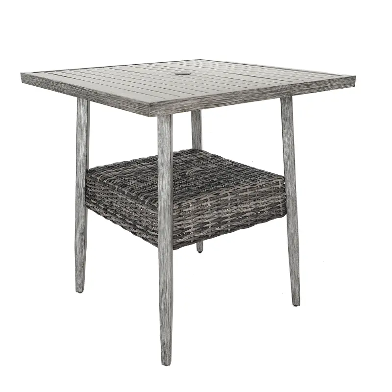 Marana Gray Patio Bar Table