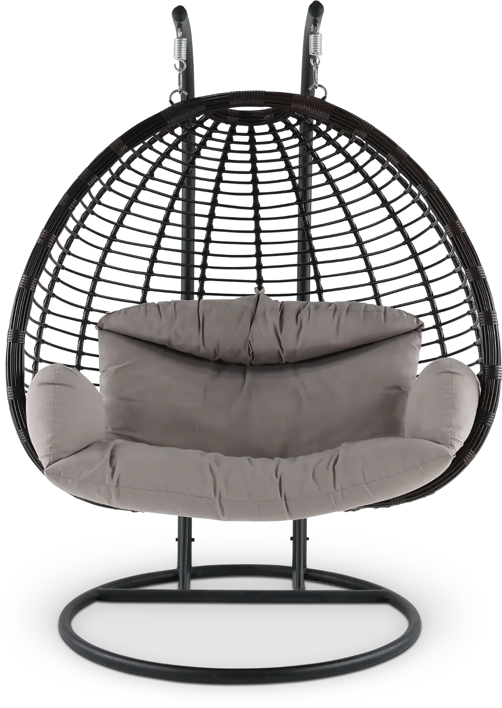 Modern Double Hanging Basket Chair-1
