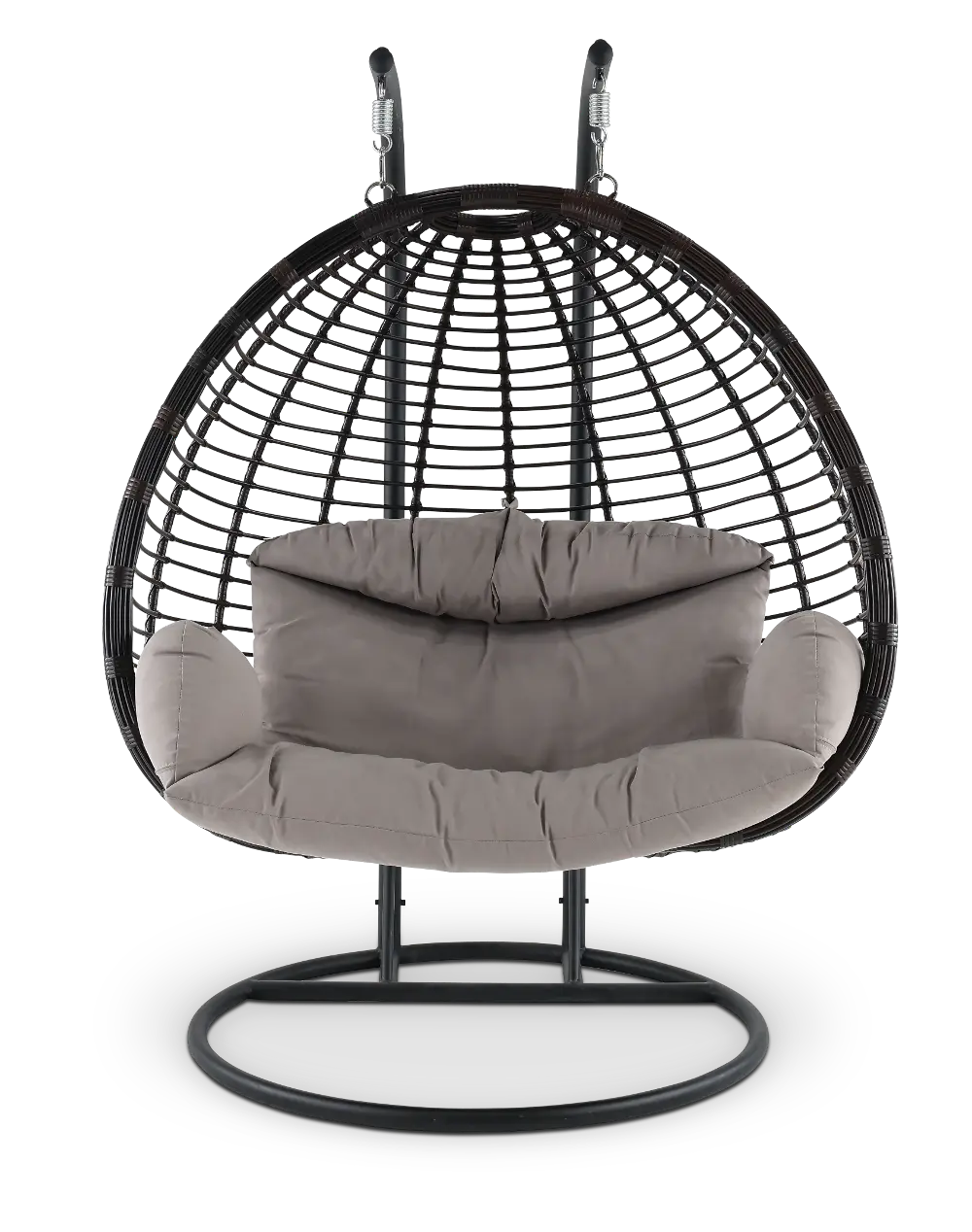 Modern Double Hanging Basket Chair-1