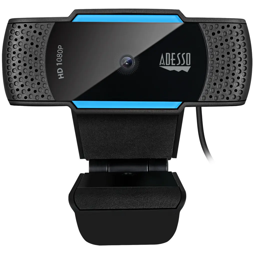 CYBERTRACK H5 Adesso 1080P HD Auto Focus Webcam with Built-in Dual Microphone-1