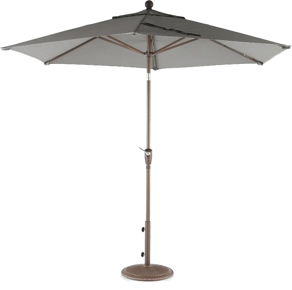 Charcoal Gray 9' Tilt Umbrella-1