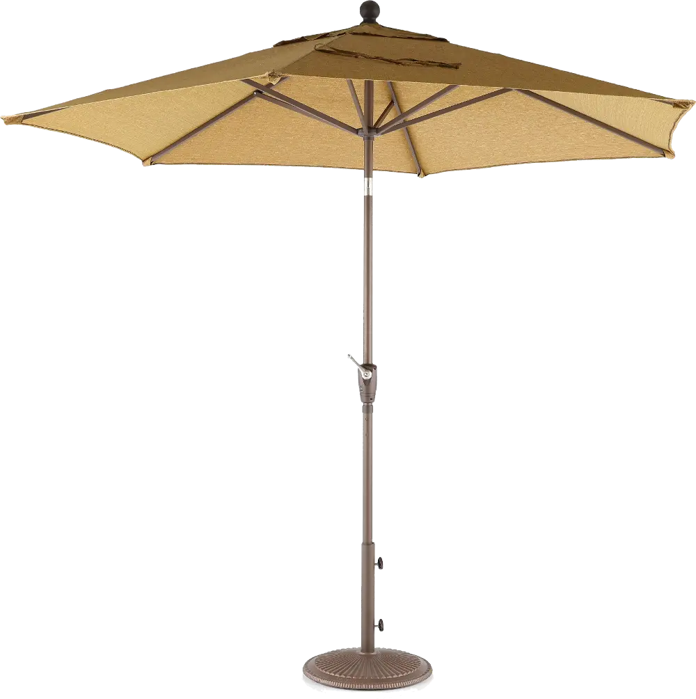 Sesame Brown 9' Tilt Umbrella-1