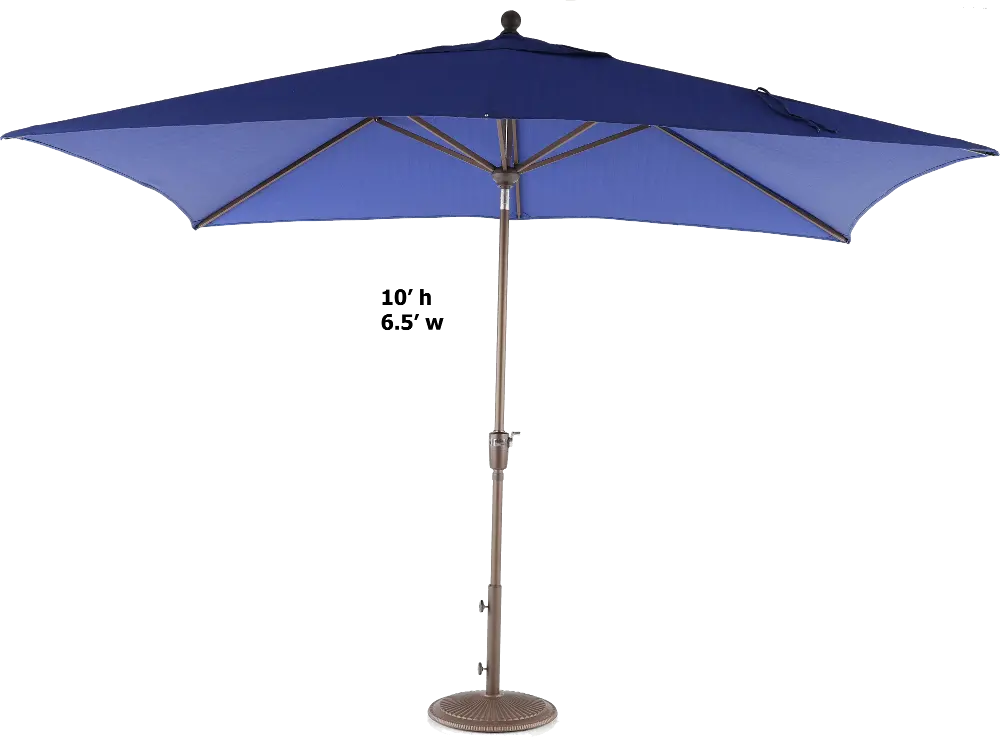 6.5' Rectangular Patio Umbrella-1