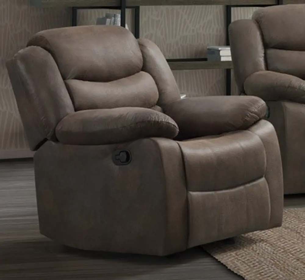 Expedition Java Light Brown Recliner-1