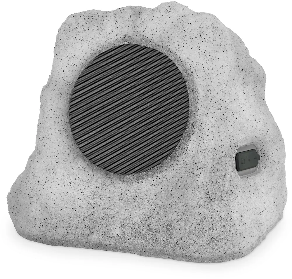 Grey Light-up LED Rock Speakers-1