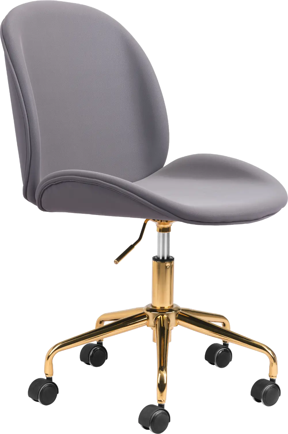 Modern Gray Office Chair - Miles-1