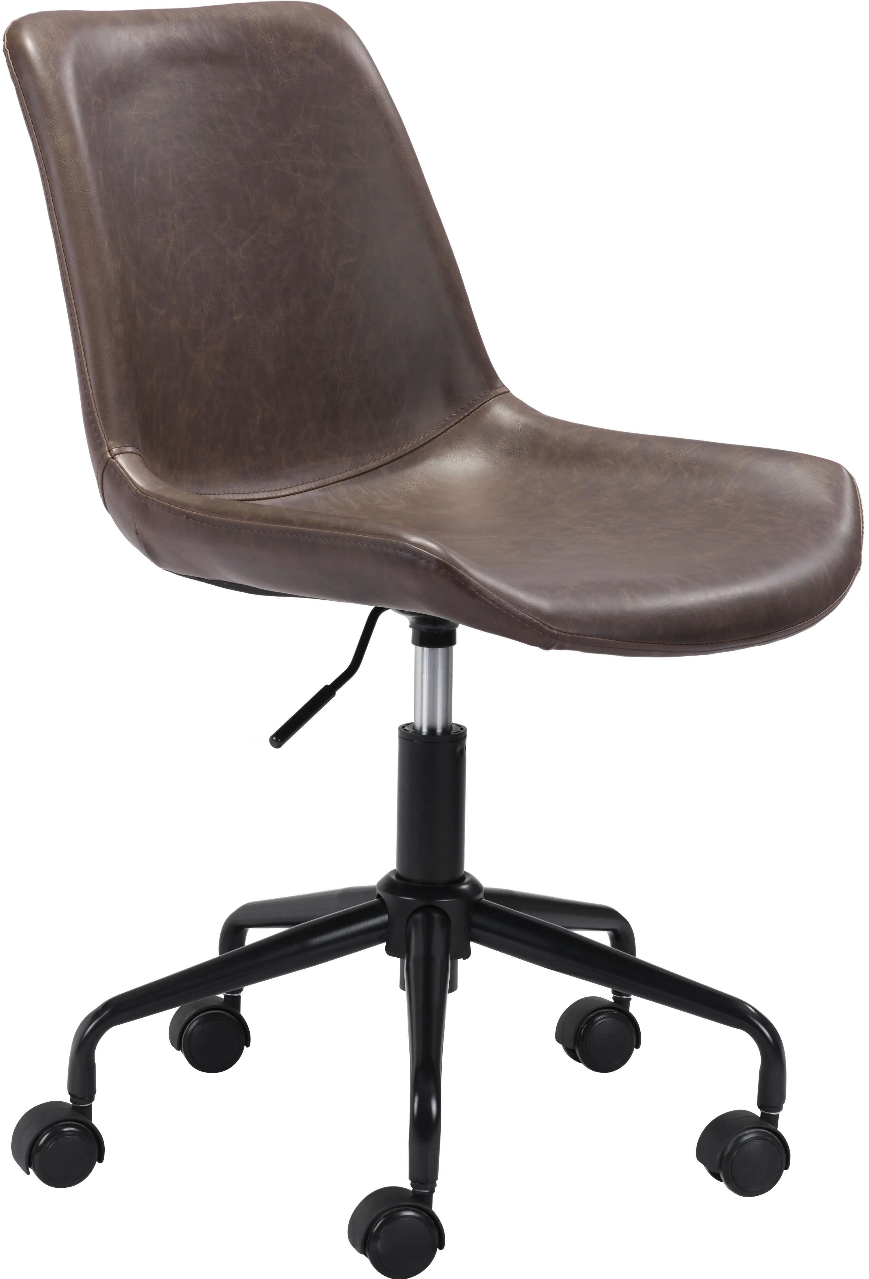 Photos - Chair Zuo Modern Mid-century Modern Brown Office  101780