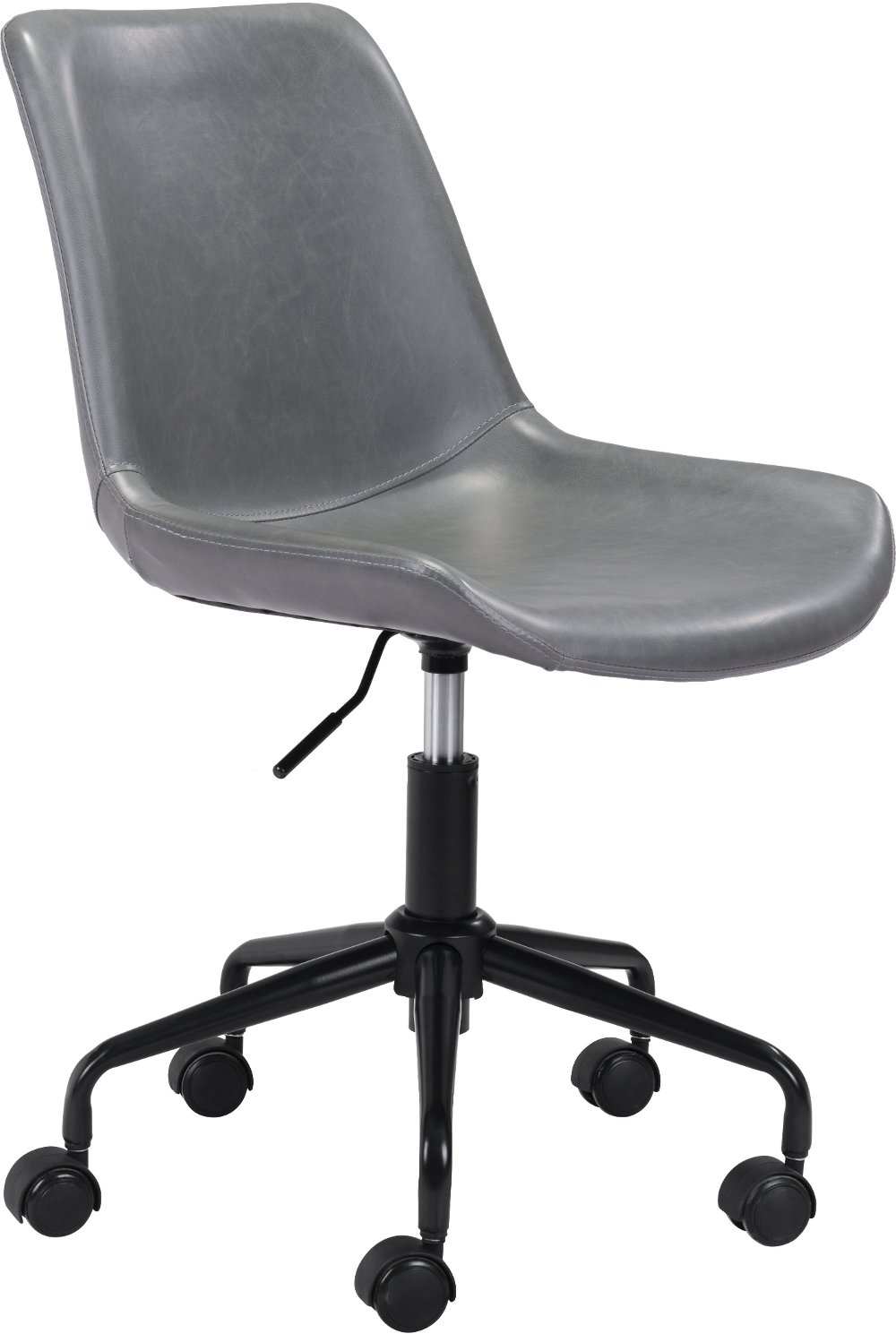 Byron Mid-century Modern Gray Office Chair