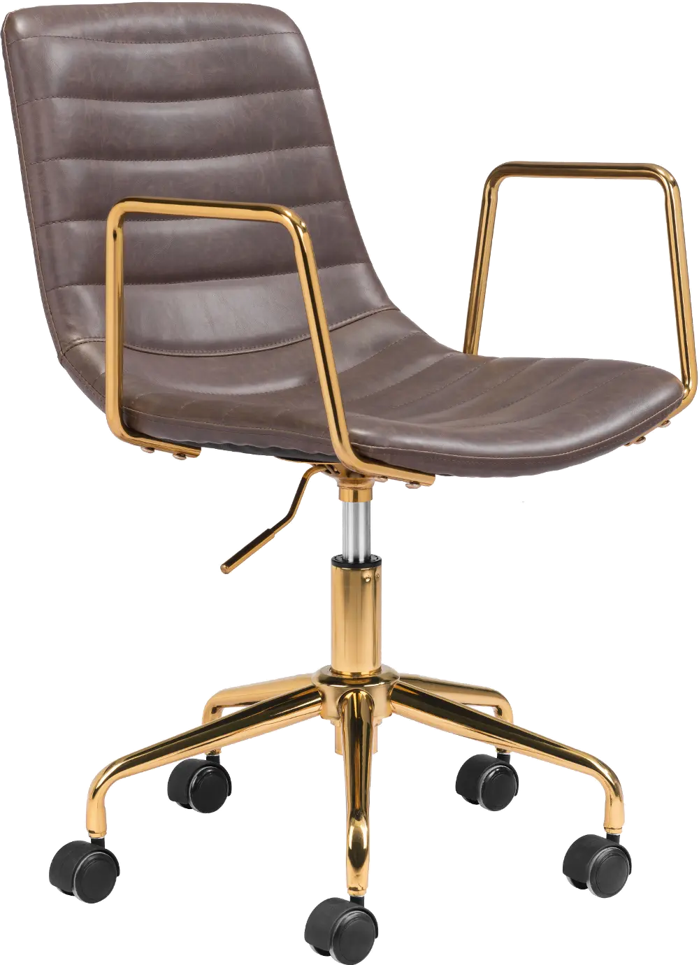 Glam Brown Office Chair - Eric-1