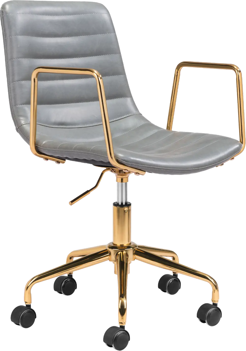 Glam Gray Office Chair - Eric-1