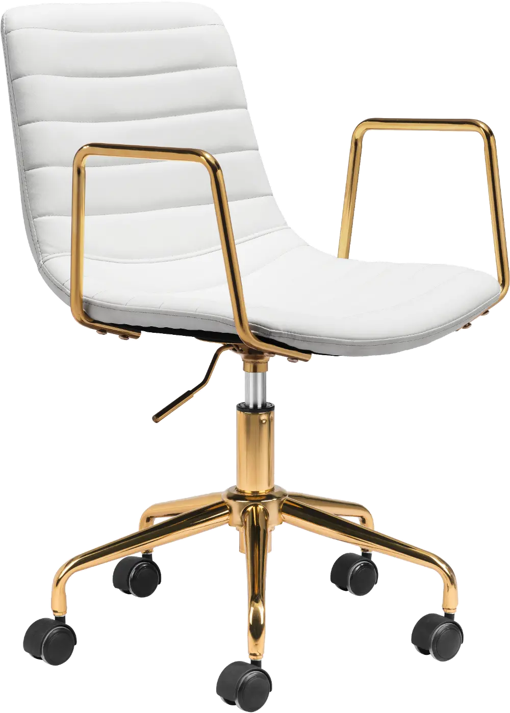 Glam White Office Chair - Eric-1