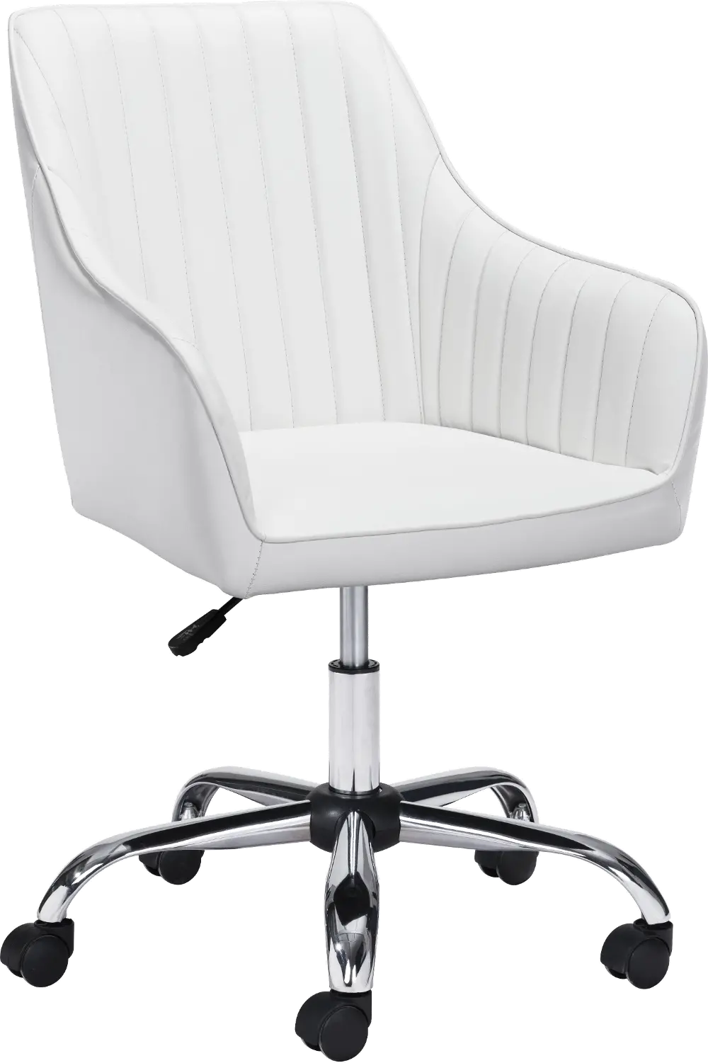 Curator White Office Chair-1