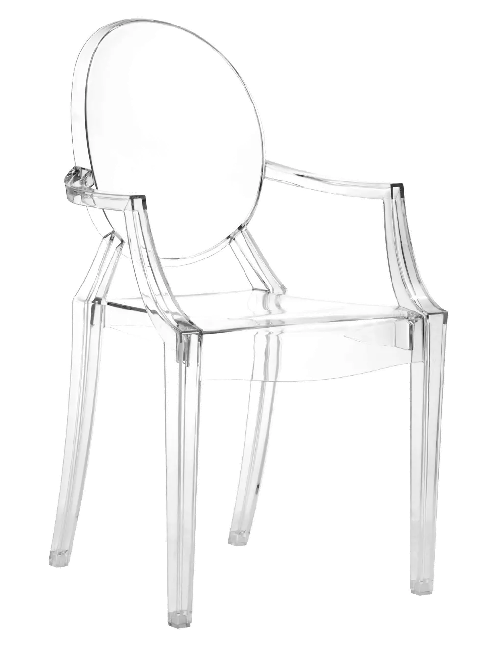 Transparent Stackable Dining Room Chair (Set of 4) - Anime-1