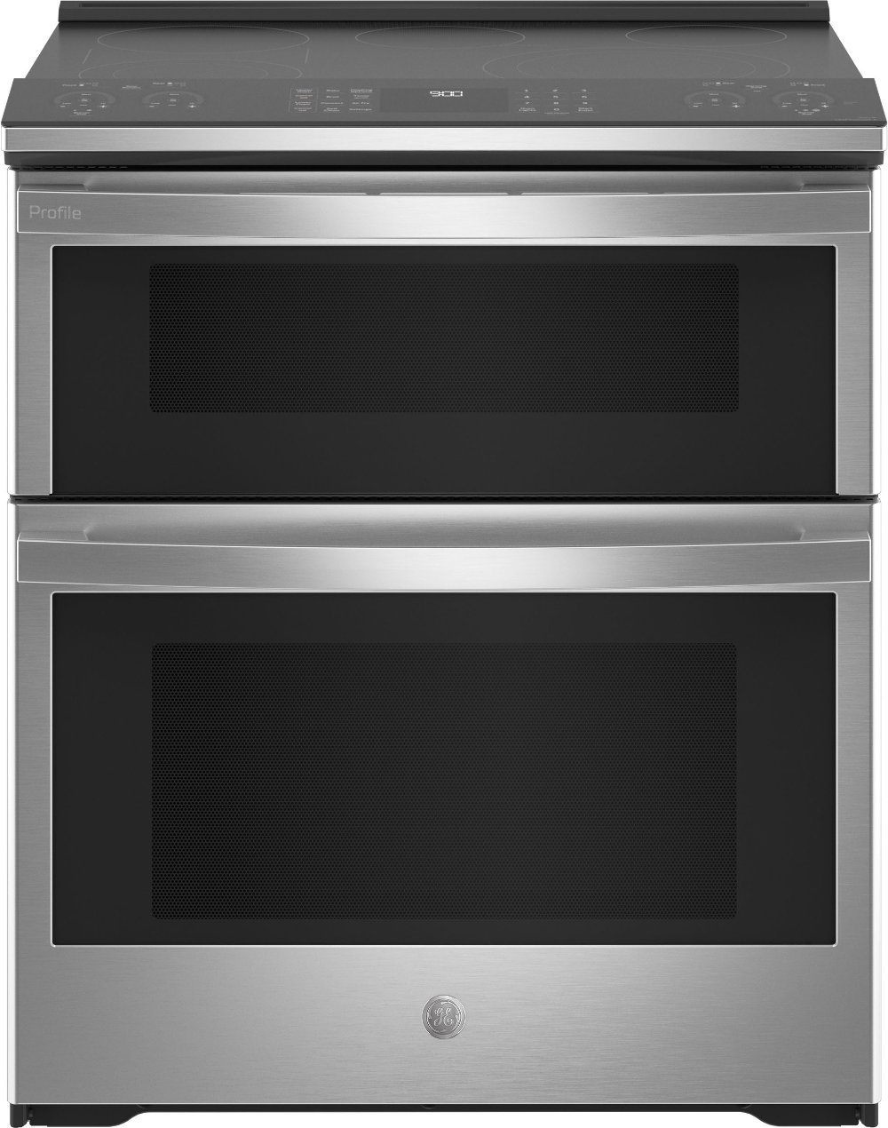 GE Profile 6.6 cu ft Double Oven Electric Range - Stainless Steel