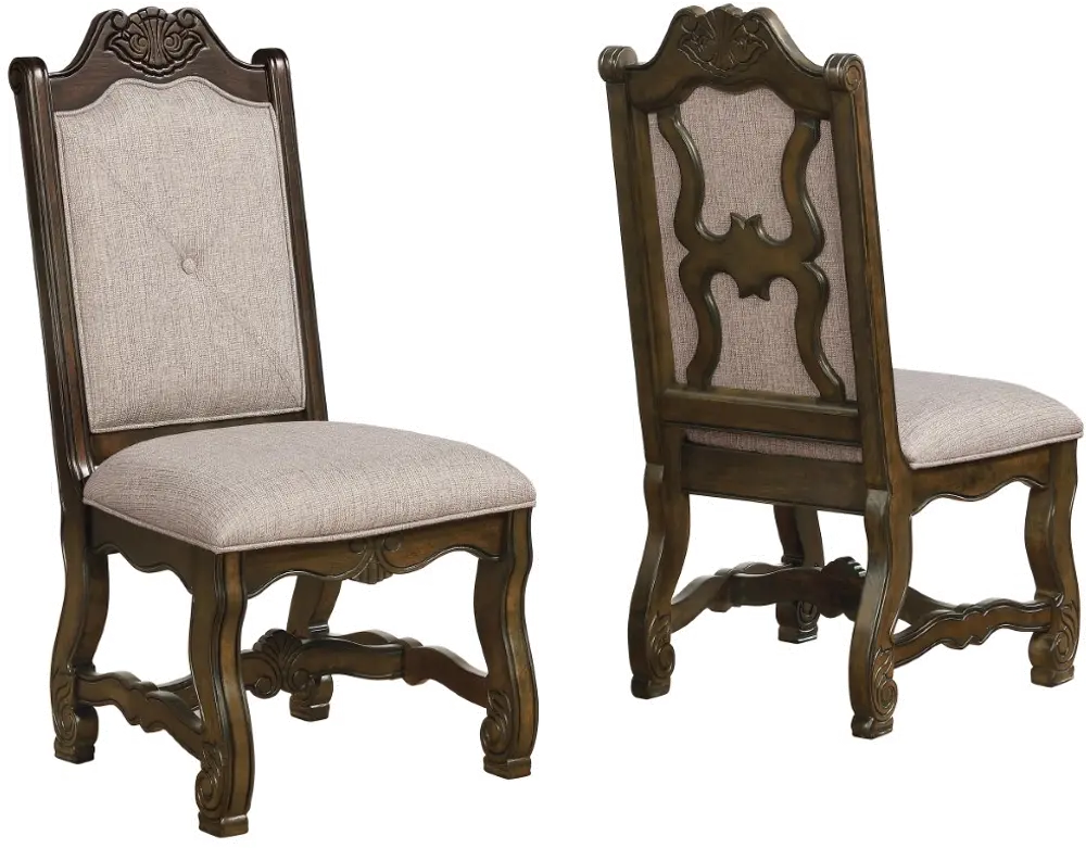 Renaissance Traditional Upholstered Dining Room Chair-1