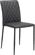 Black Upholstered Dining Room Chair (Set of 2) - Harve