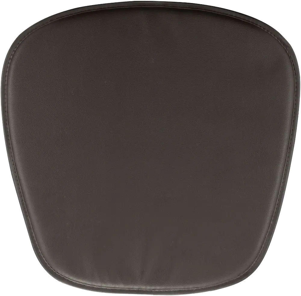 Espresso Brown Dining Chair Cushion - Wire-1