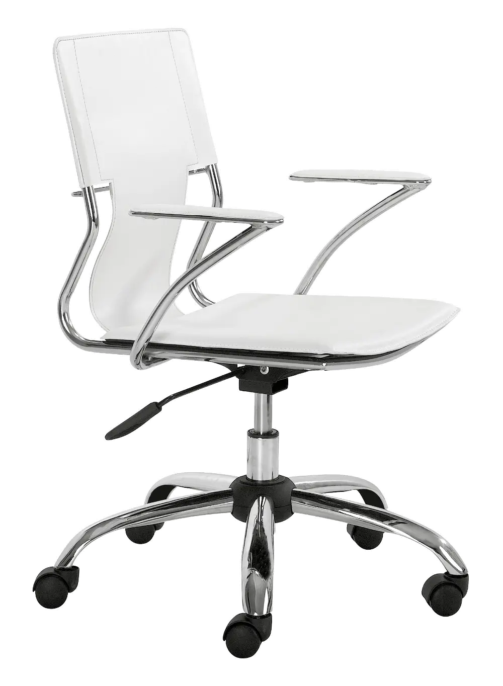 Modern White Office Chair - Trafico-1