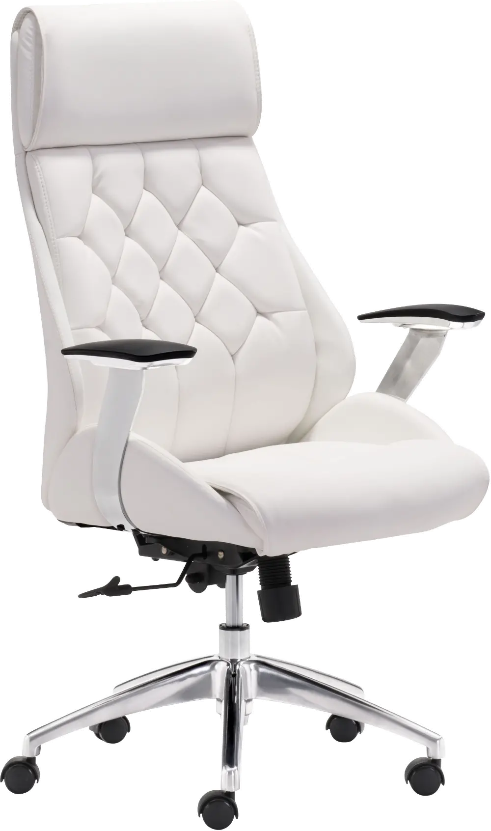 Contemporary White Office Chair - Boutique-1