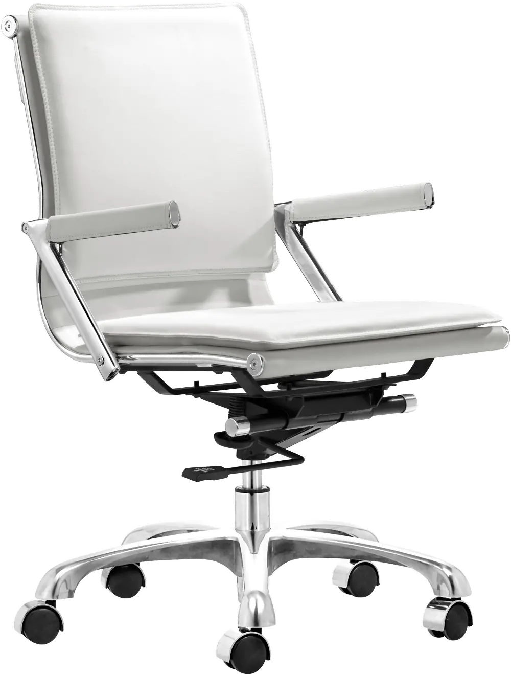 White Modern Office Chair - Lider Plus-1