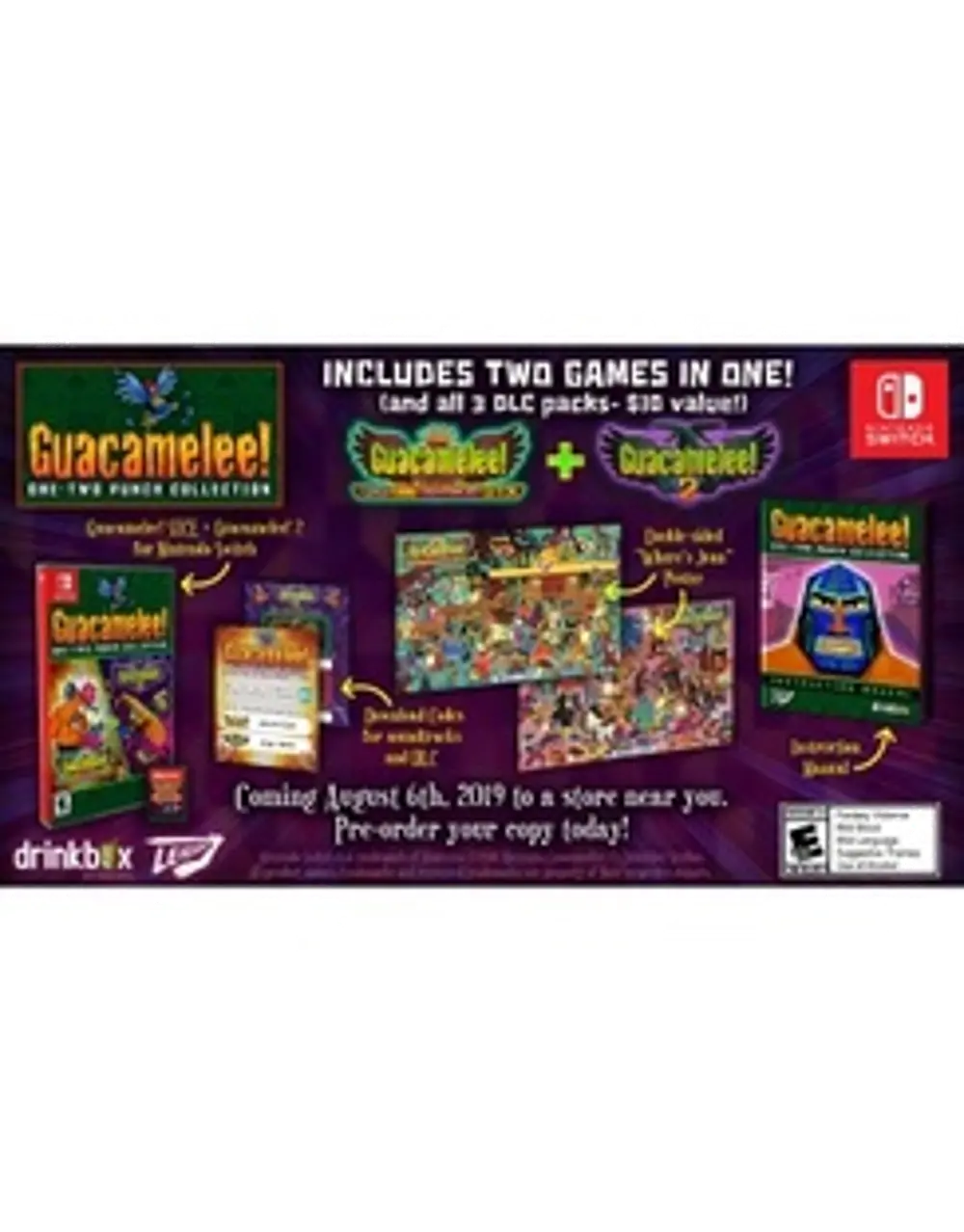 Guacamelee One Two Punch: Collection Launch Edition- Nintendo Switch-1