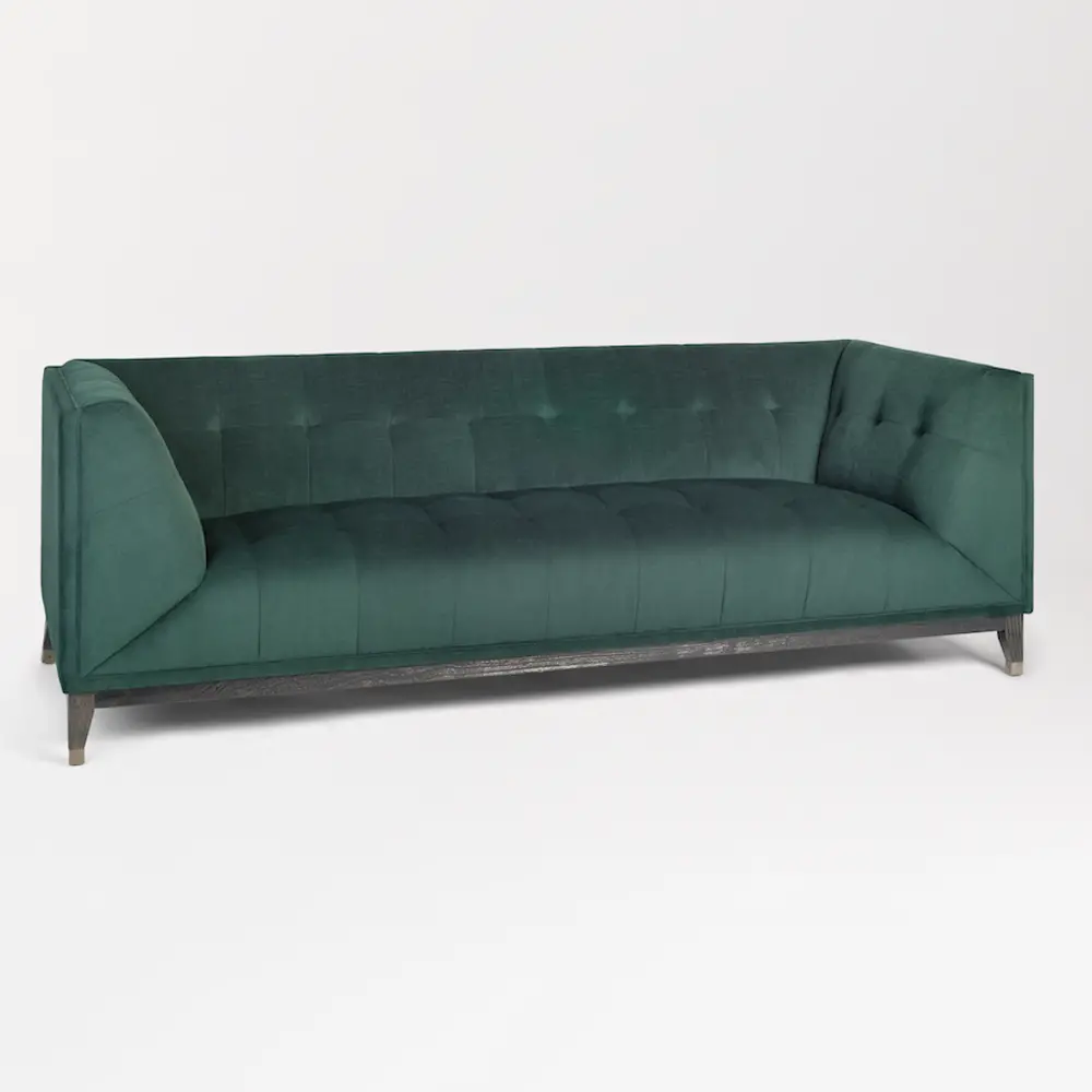 Modern Moss Green Sofa - Truman-1
