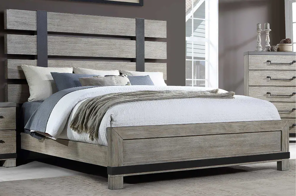 Perry Gray King Bed-1