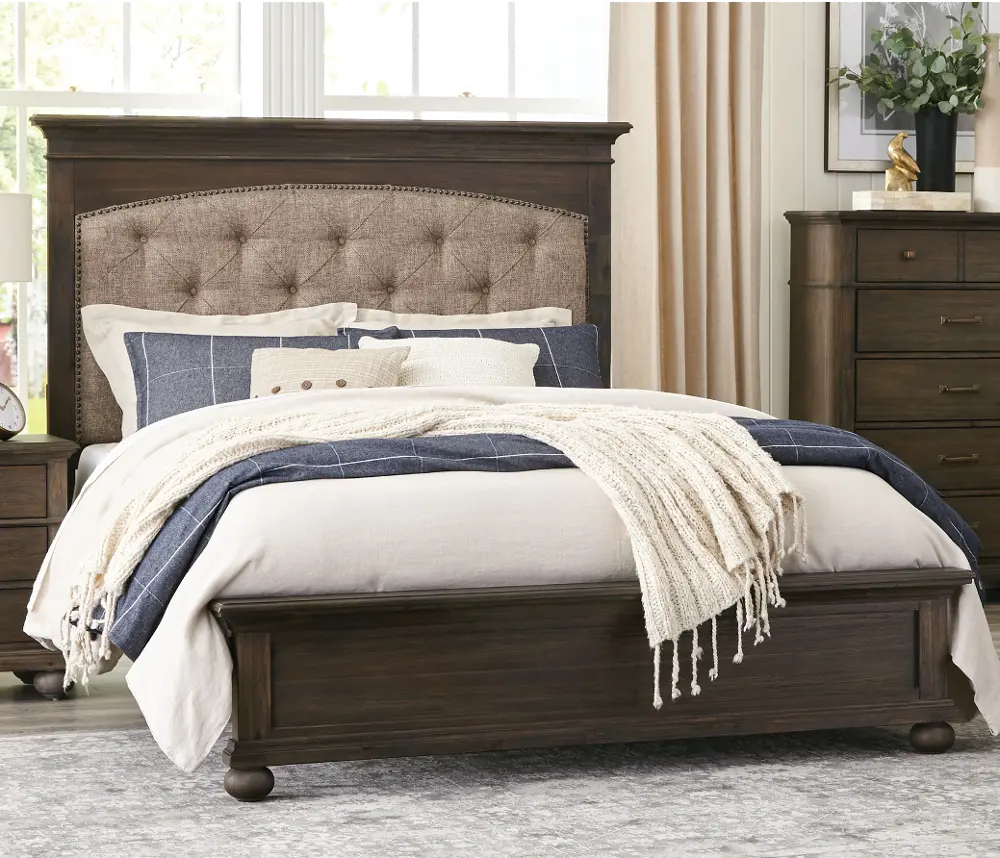 Margery Rustic Brown King Bed-1