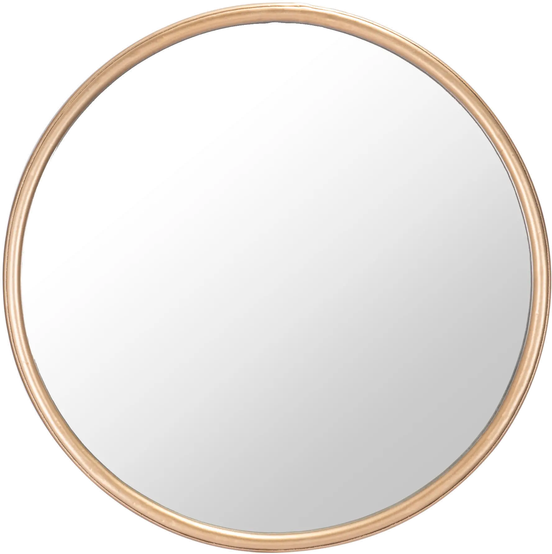 Small Round 12 Inch Gold Mirror - Ogee