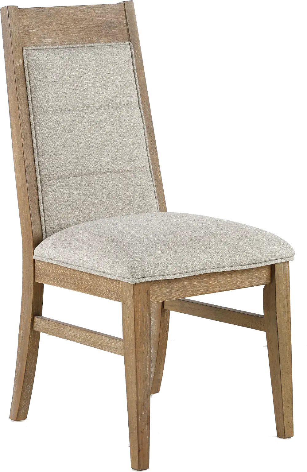 Loft Harbor Weathered Oak Upholstered Dining Chair-1
