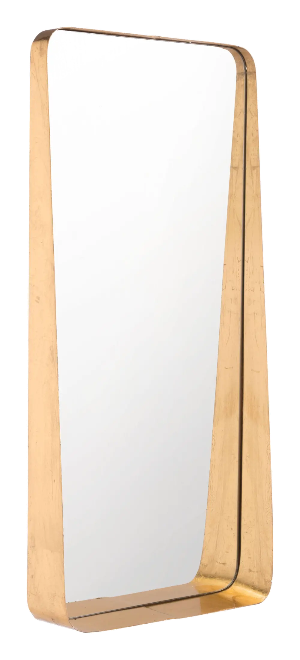 Modern Tall Gold Rectangle Mirror-1