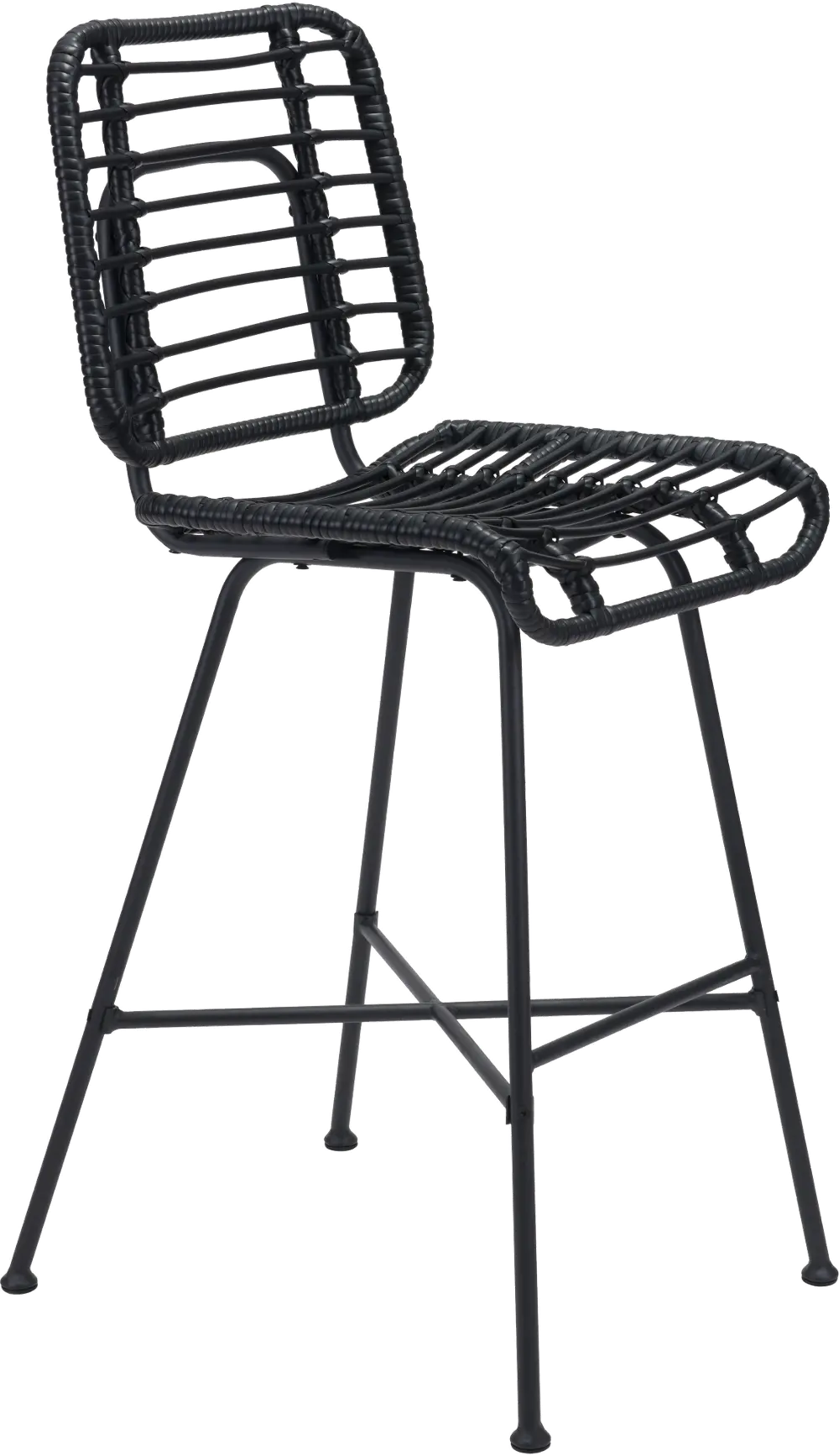 Modern Black Bar Chair - Murcia-1