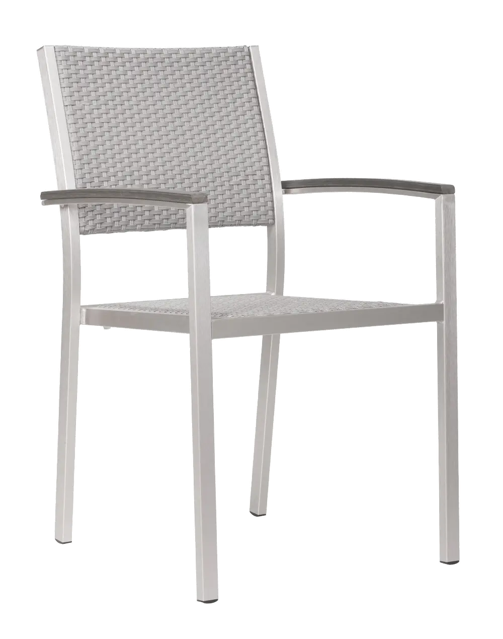 Silver Arm Chair (Set of 2) - Metropolitan-1