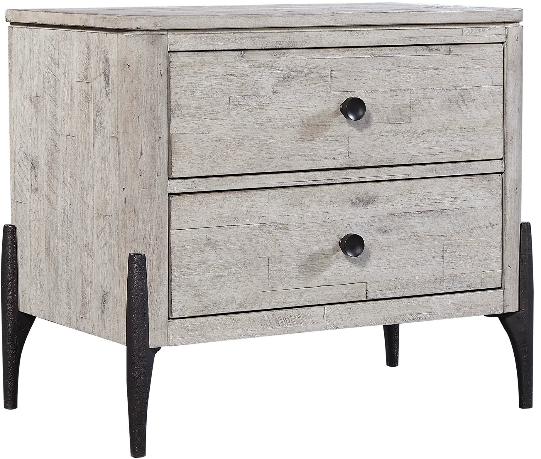 Zane Parchment Tan Nightstand