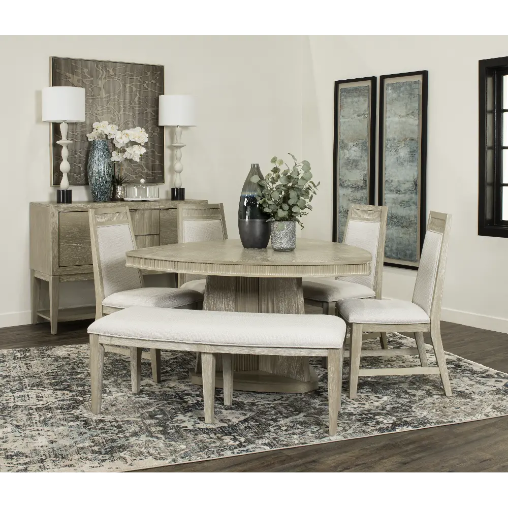 Positano Gray 6 Piece Dining Room Set RC Willey