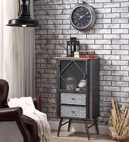 Industrial Metal Bookcase - Forester