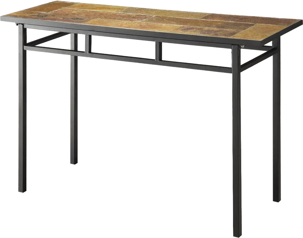 Slate Outdoor Patio Sofa Table - Stone-1