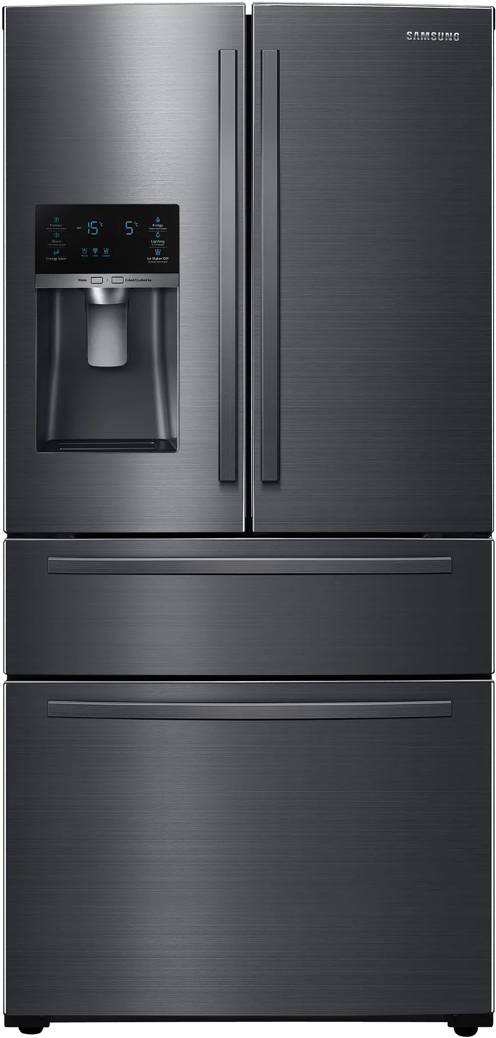RF25HMIDBSG Samsung 24.73 cu ft 4 Door Refrigerator - 33 W Black Stainless Steel-1