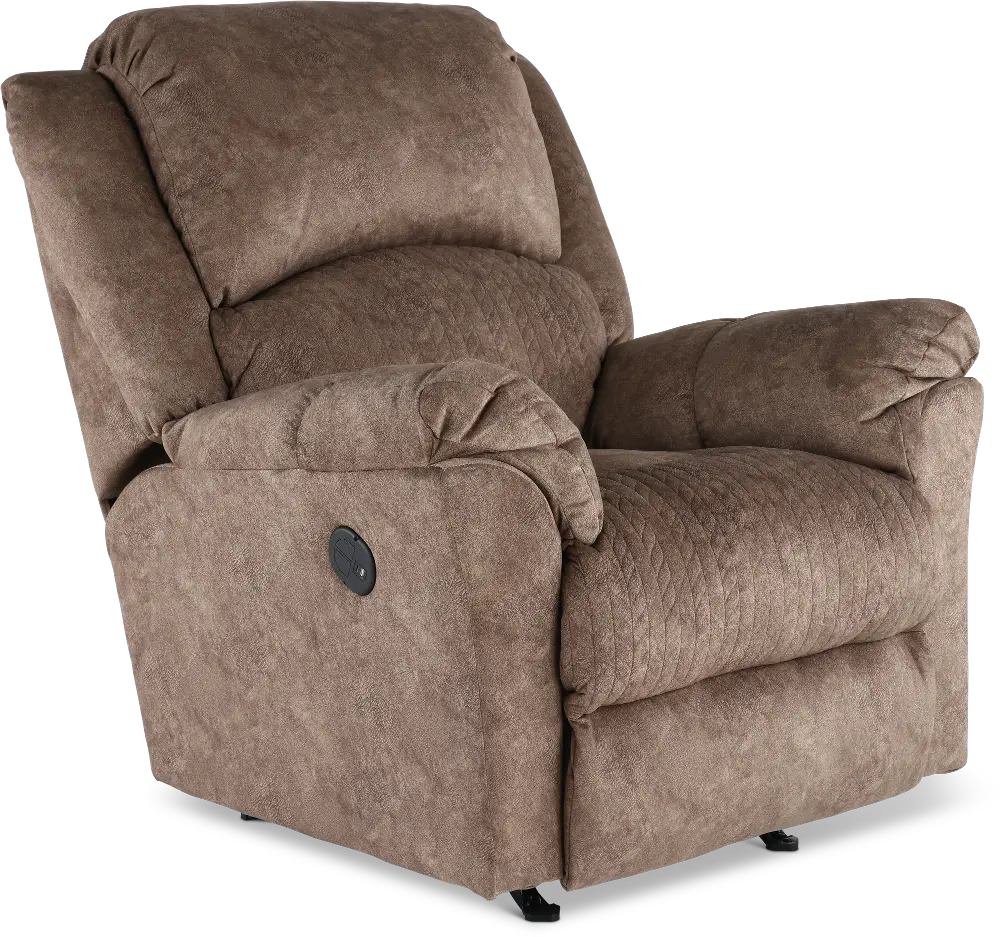 64785-2/1792-26 Malloy Tan Power Rocker Recliner-1