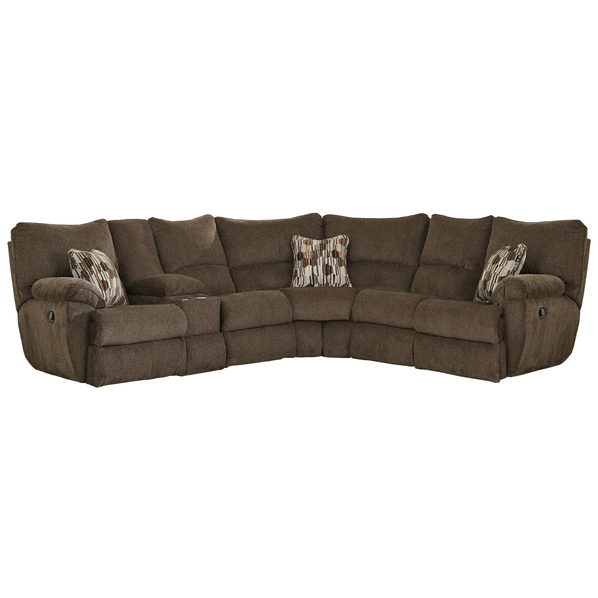 KIT Elliot Brown 2 Piece Power Reclining Sectional-1