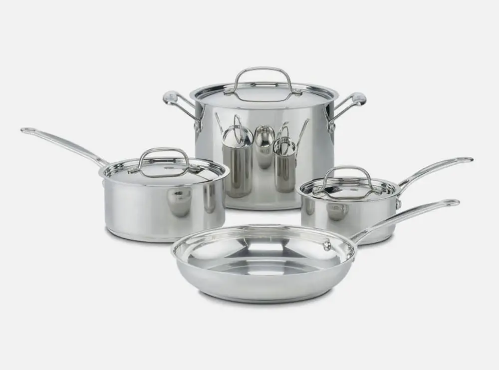 77-7P1 Cuisinart Chef's Classic™ Stainless 7 Piece Cookware Set-1