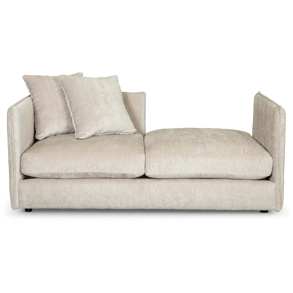 Ansel Left-Facing Fog Gold Chaise Lounge-1