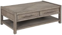 Transitional Washed Gray Coffee Table - Cypress Lane | RC Willey