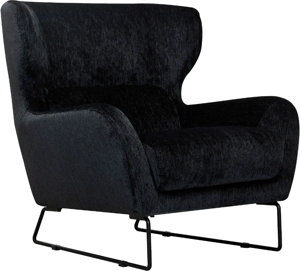 Dominic Dark Blue Slate Accent Chair-1
