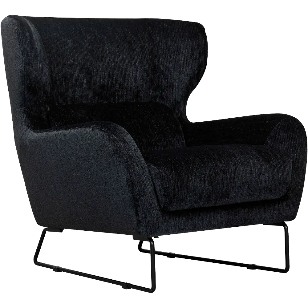 Dominic Dark Blue Slate Accent Chair-1